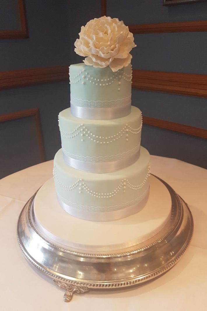 Tiffany Wedding Cake Cakes Sussex